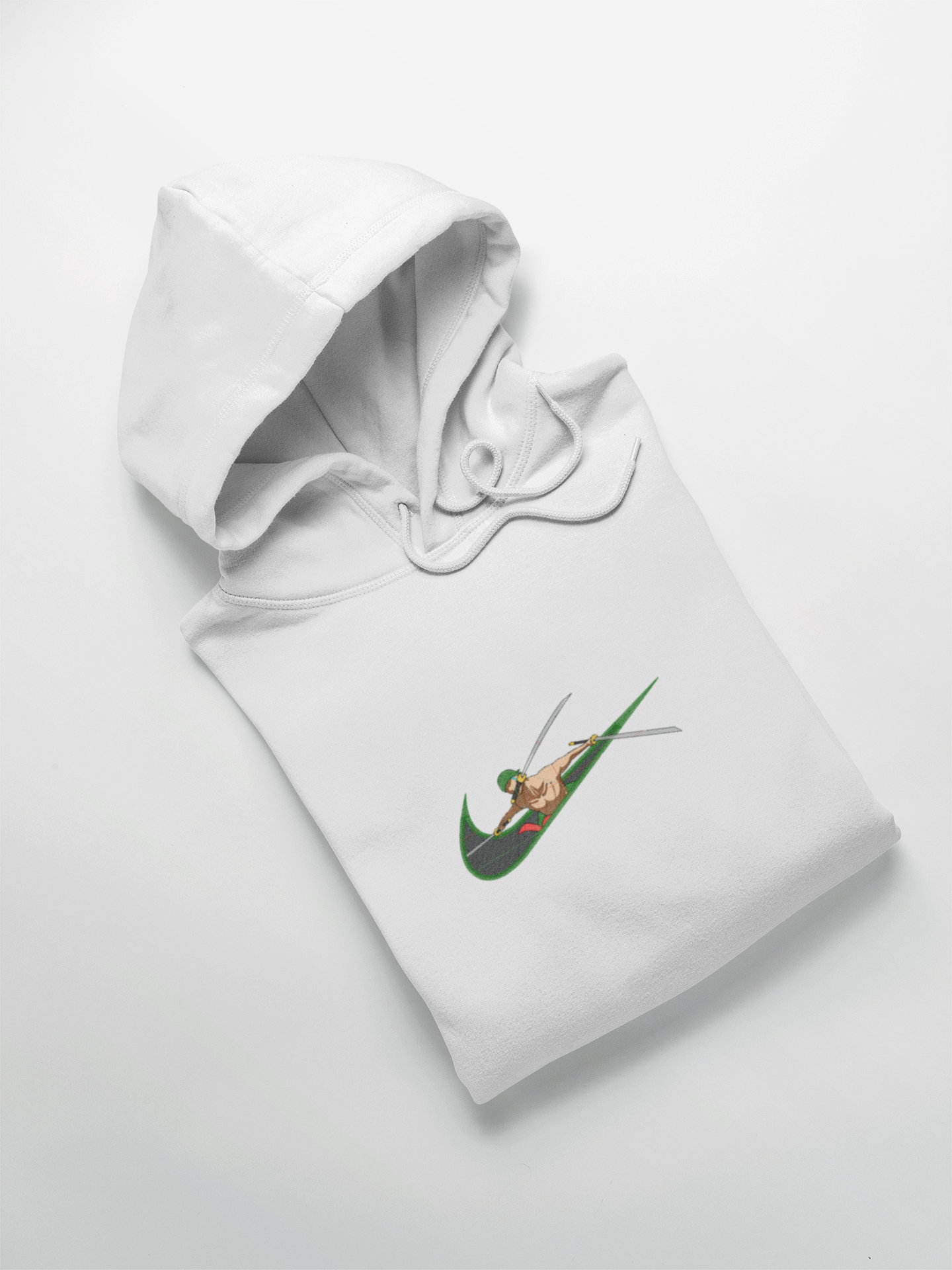 Zoro 3 sabres Nike Custom | One Piece | Hoodie Brodé