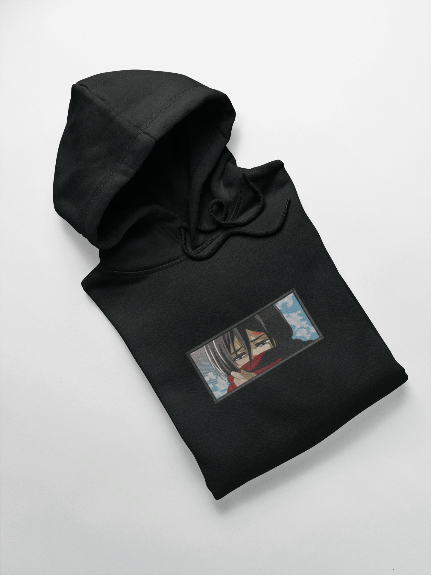 Mikasa Ackerman Custom 10 | L'Attaque des Titans | Hoodie Brodé