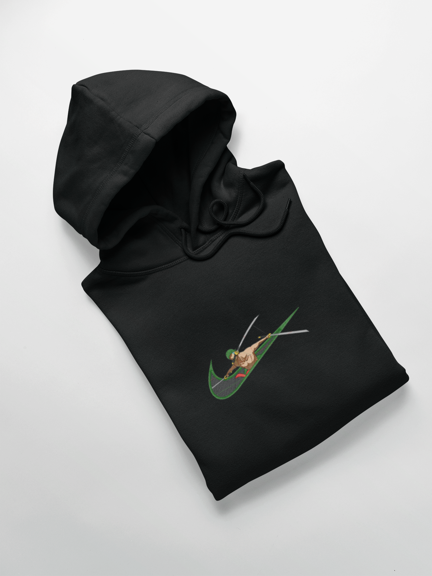 Zoro 3 sabres Nike Custom | One Piece | Hoodie Brodé