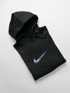 Satoru Gojo Nike Custom 27 | Jujutsu Kaisen | Hoodie Brodé
