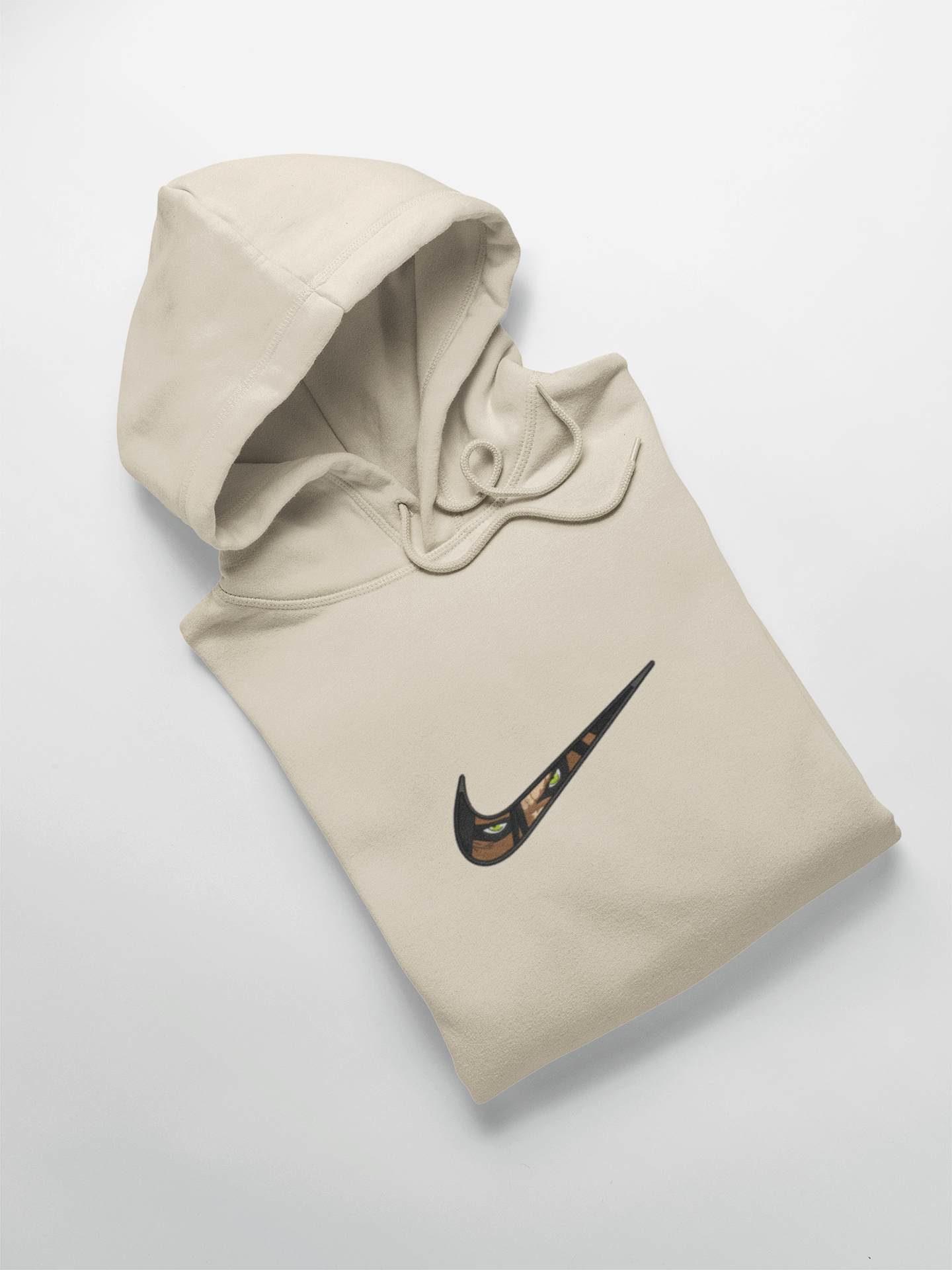 Eren Yaeger Titan Nike Custom | L'Attaque des Titans | Hoodie Brodé