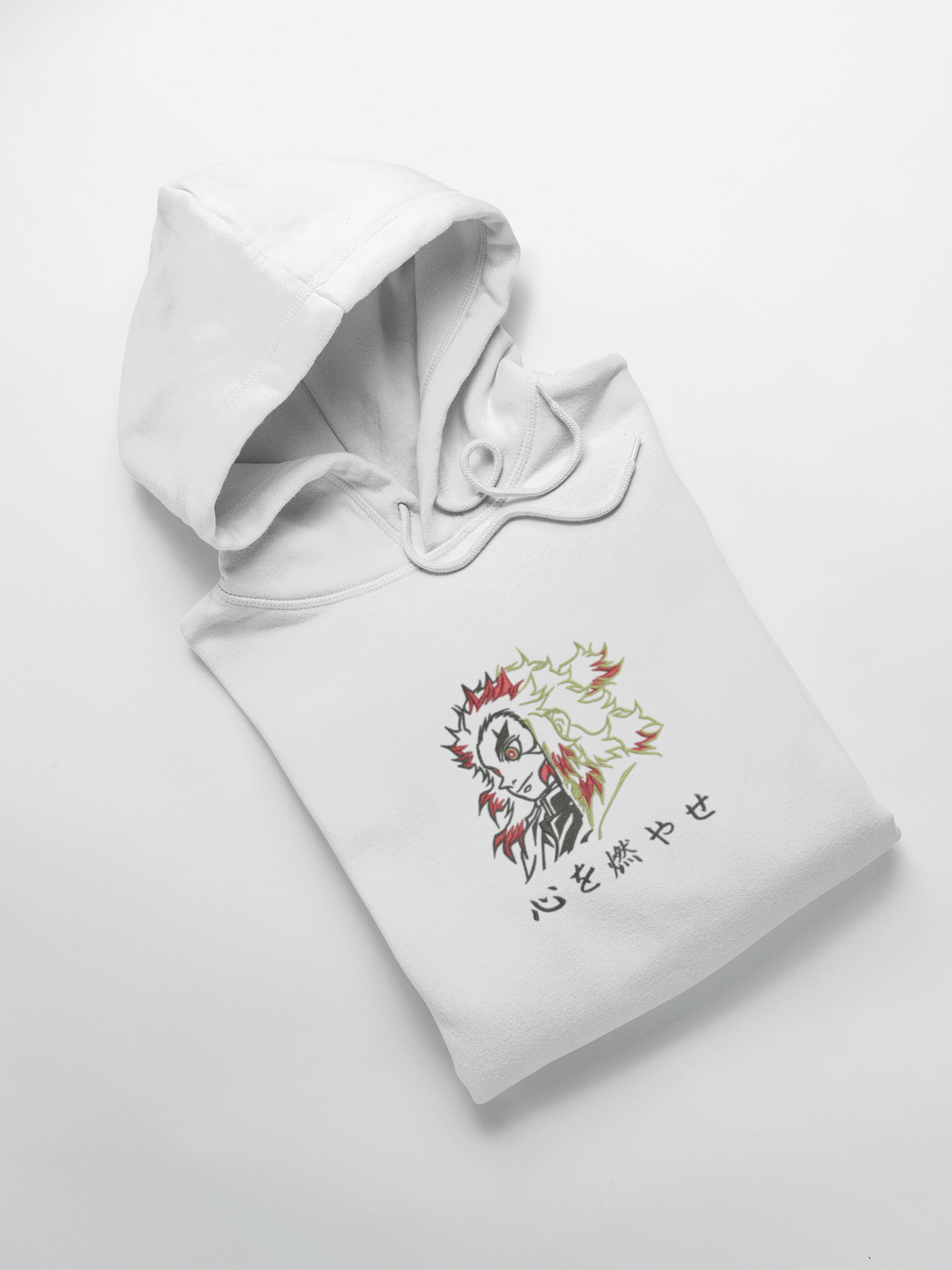Rengoku Custom | Demon Slayer | Hoodie Brodé