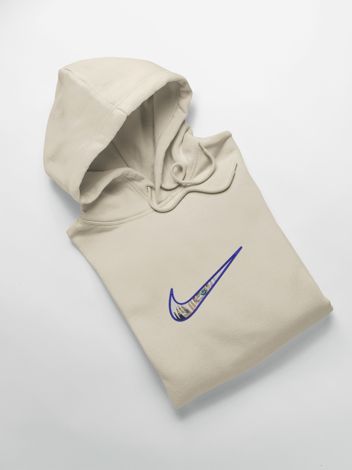 Satoru Gojo Nike Custom 27 | Jujutsu Kaisen | Hoodie Brodé