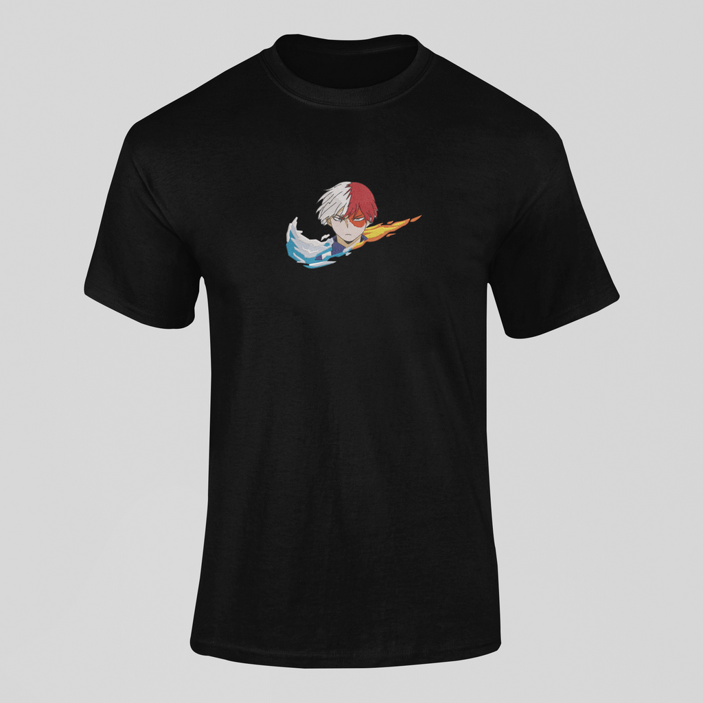 Shoto Todoroki Nike Custom 7 | My Hero Academia | T-shirt Brodé