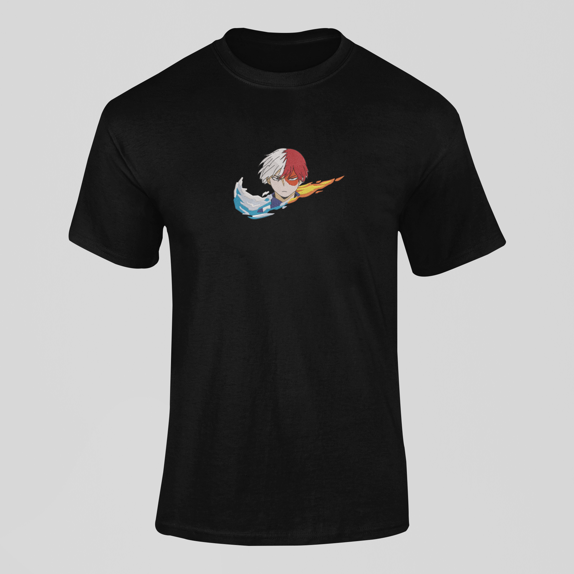 Shoto Todoroki Nike Custom 7 | My Hero Academia | T-shirt Brodé