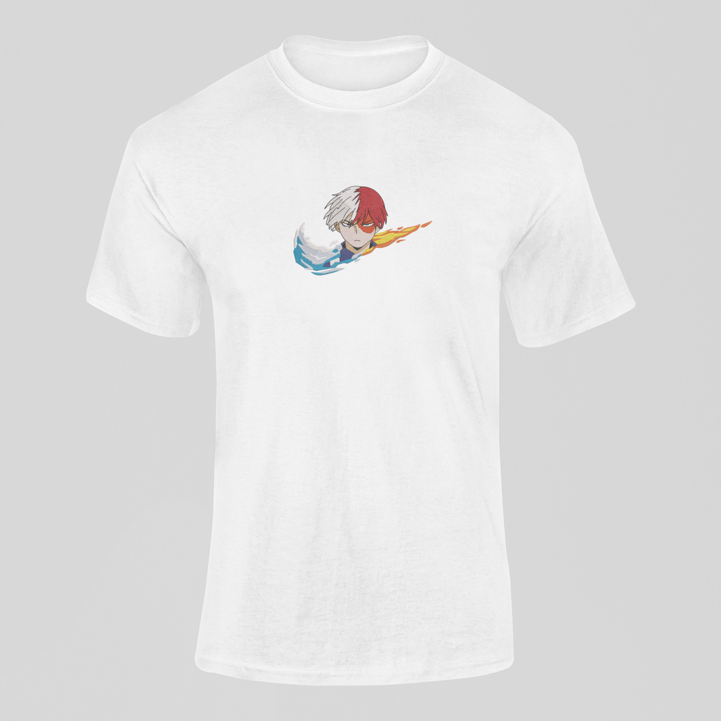 Shoto Todoroki Nike Custom | My Hero Academia | T-shirt Brodé