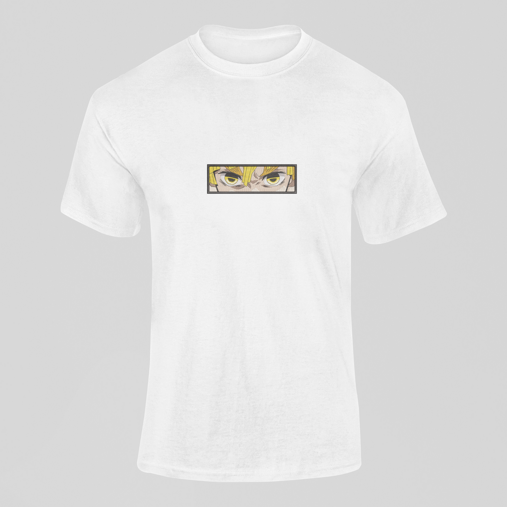 Zenitsu Eyes Custom 27 | Demon Slayer | T-Shirt Brodé