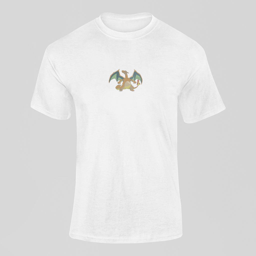 Dracaufeu Custom 2 | Pokémon | T-shirt Brodé