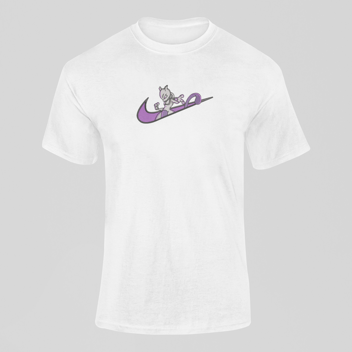 Mewtwo Nike Custom | Pokémon | T-shirt Brodé