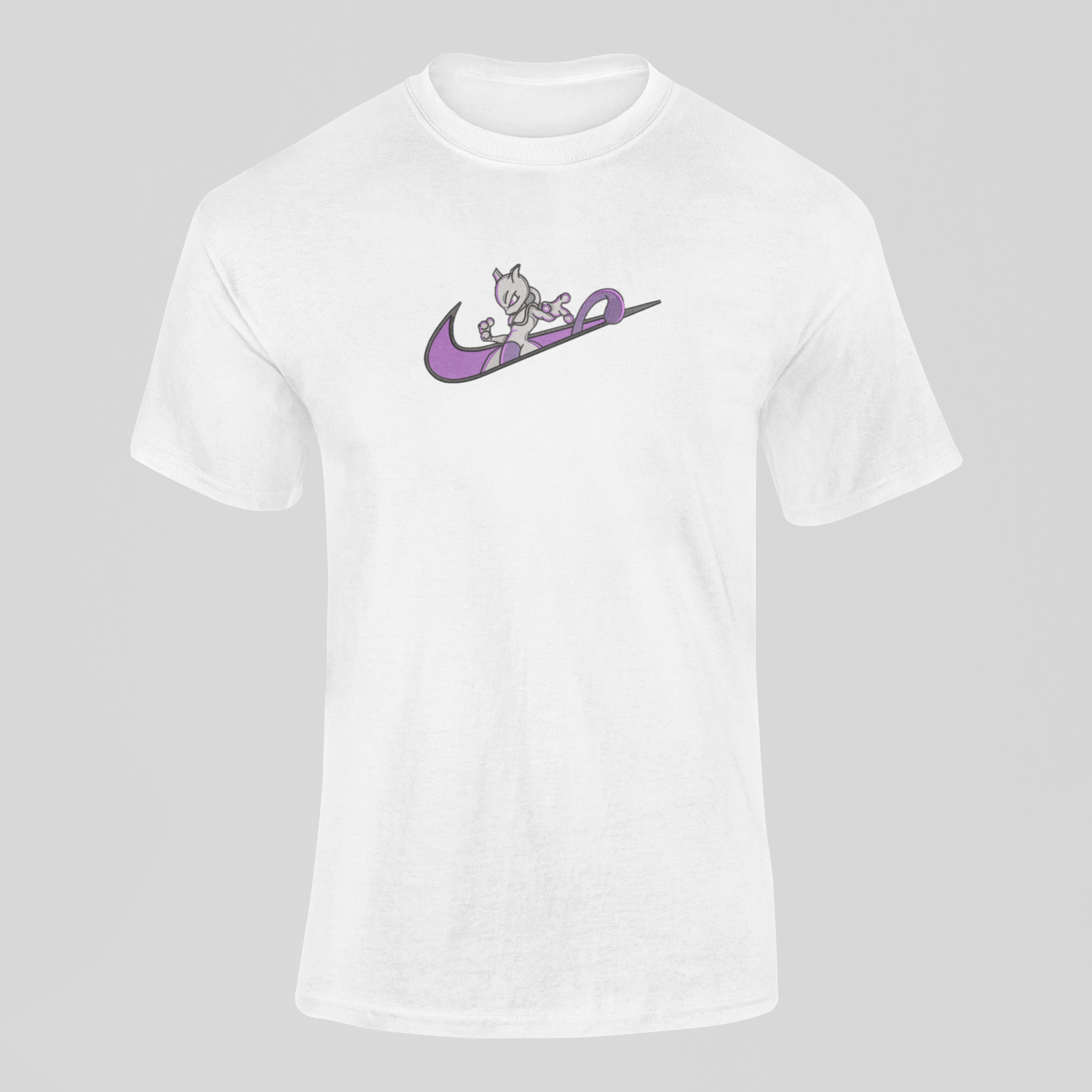 Mewtwo Nike Custom 9 | Pokémon | T-shirt Brodé