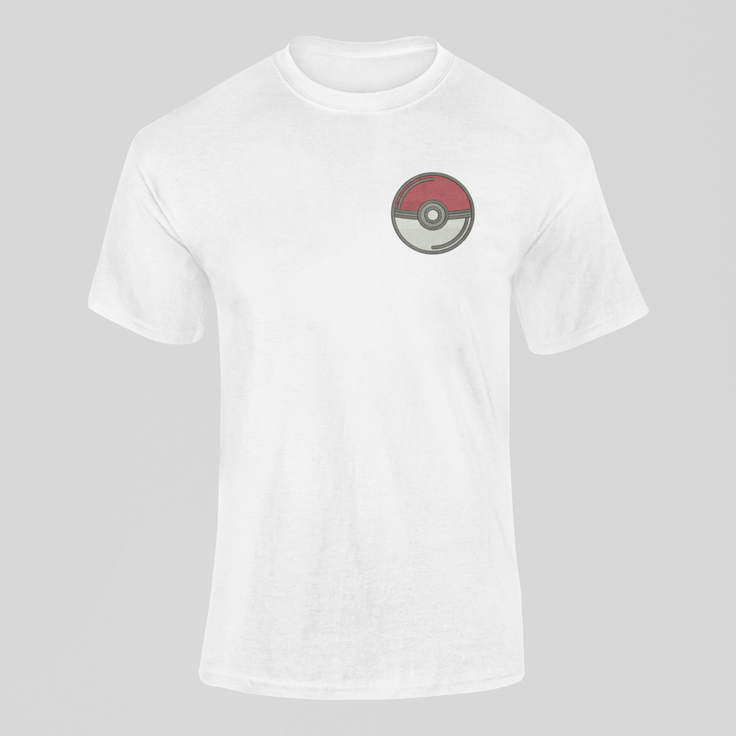Pokéball Custom | Pokémon | T-shirt Brodé