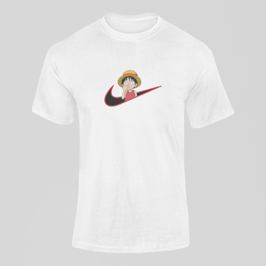 Baby Luffy Nike Custom | One Piece | T-Shirt Brodé