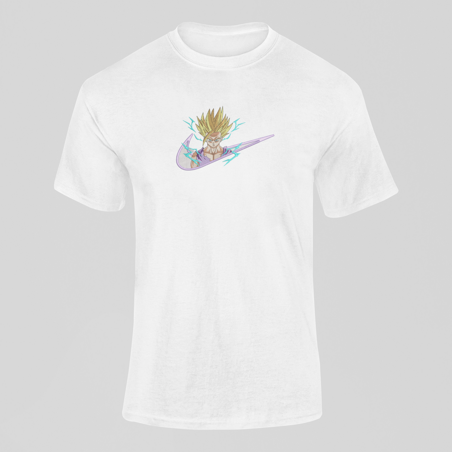 Gohan Super Saiyan Nike Custom | Dragon Ball | T-shirt Brodé