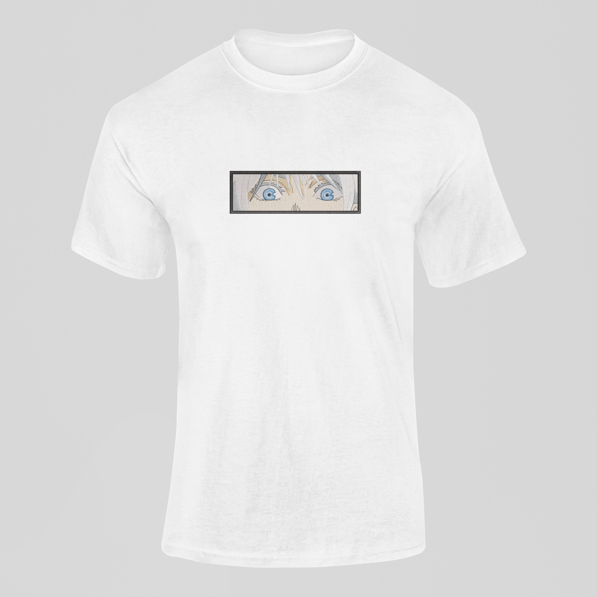 Satoru Gojo Eyes Custom 3 | Jujutsu Kaisen | T-shirt Brodé