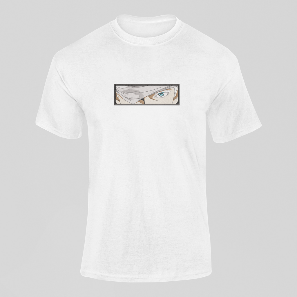 Satoru Gojo Eyes Custom 4 | Jujutsu Kaisen | T-shirt Brodé