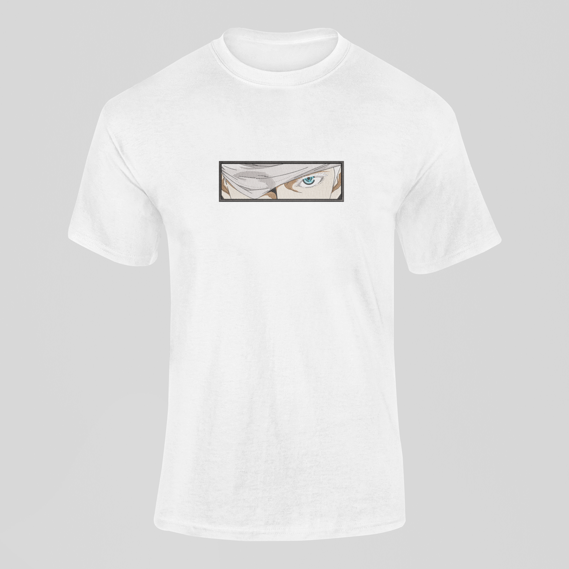 Satoru Gojo Eyes Custom 4 | Jujutsu Kaisen | T-shirt Brodé