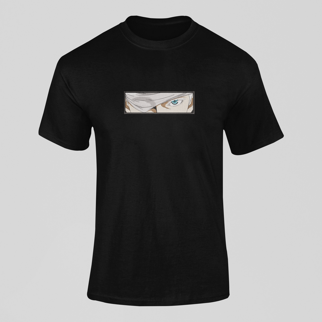 Satoru Gojo Eyes Custom 4 | Jujutsu Kaisen | T-shirt Brodé
