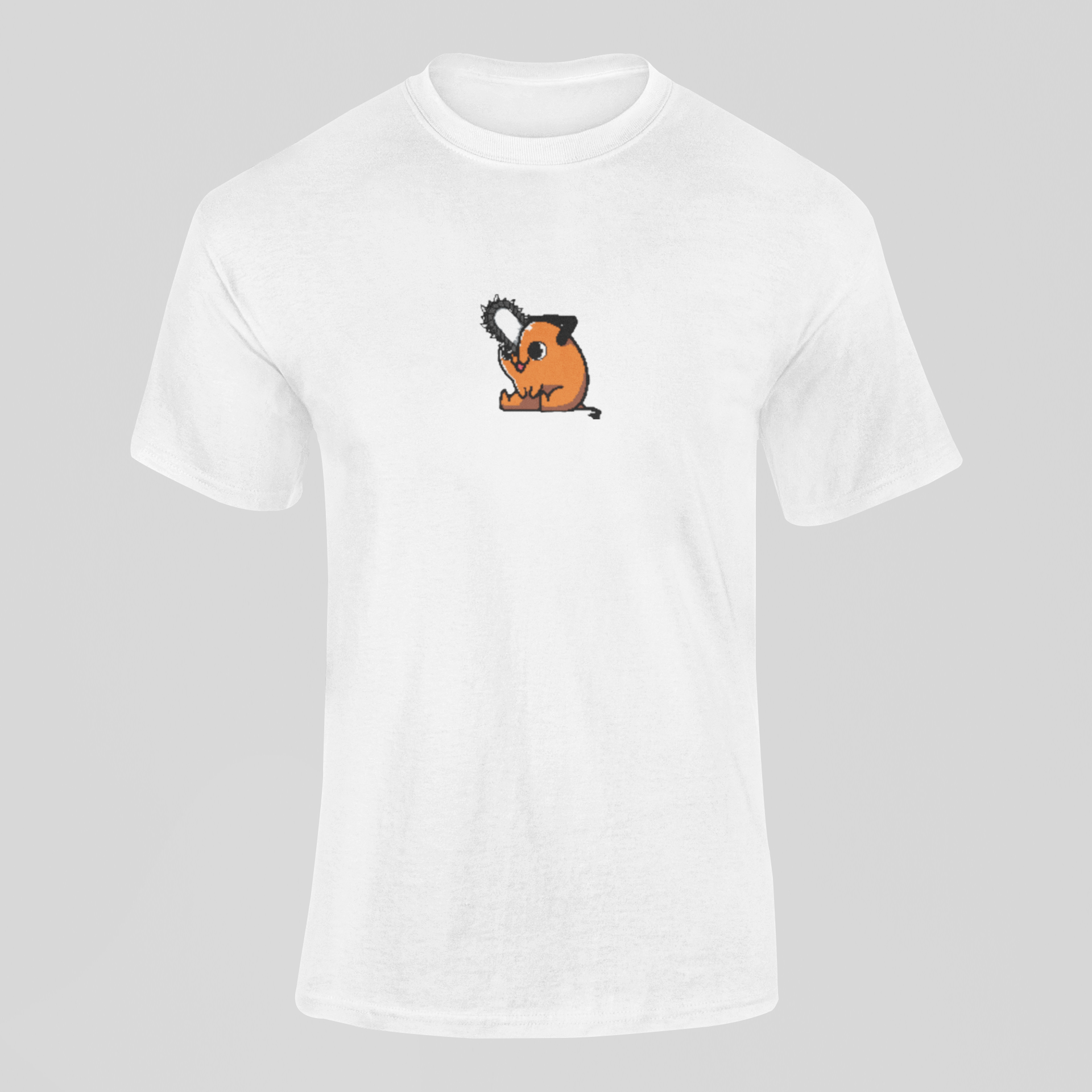 Pochita Custom 8 | Chainsaw Man | T-shirt Brodé