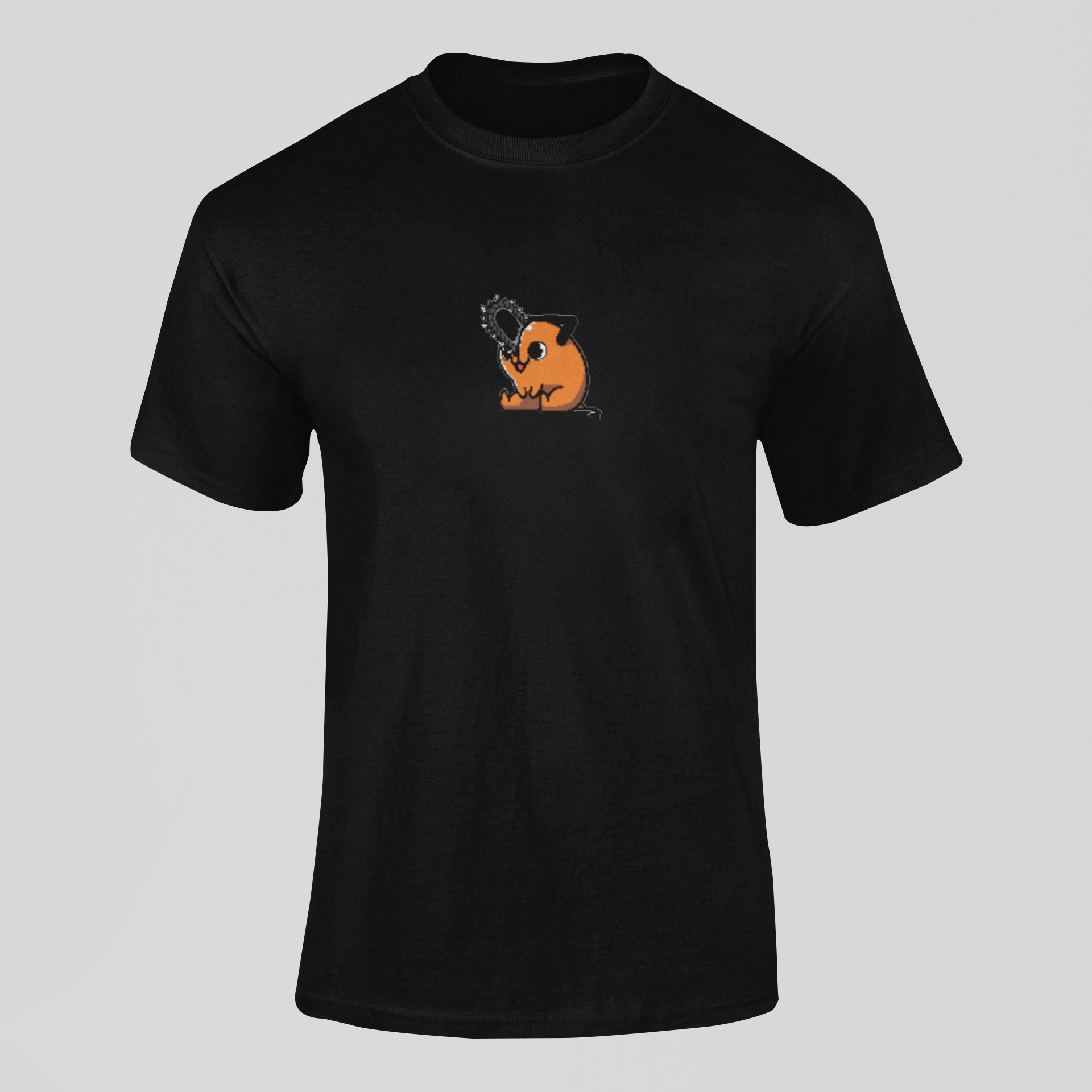 Pochita Custom 8 | Chainsaw Man | T-shirt Brodé