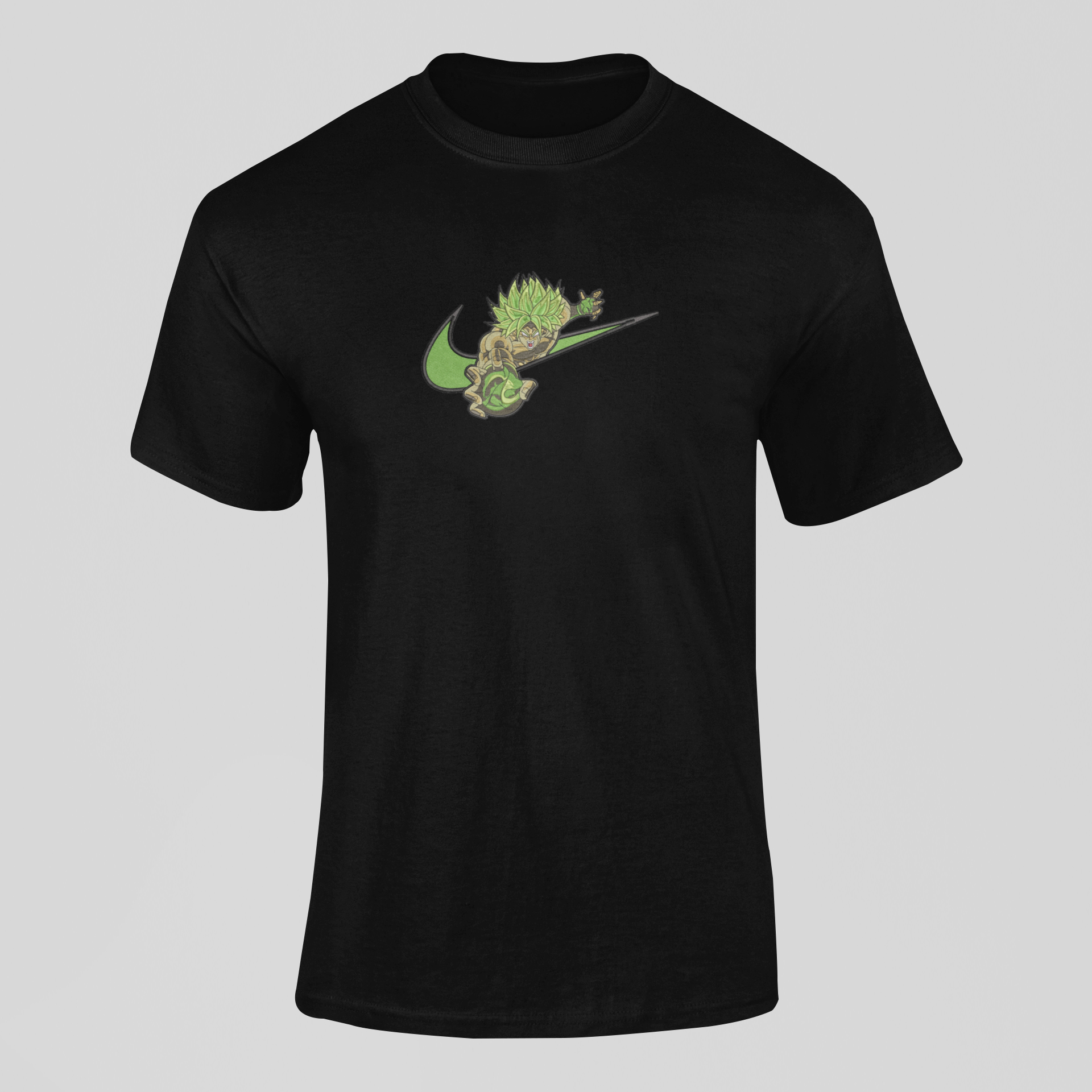 Broly Super Saiyan Nike Custom 8 | Dragon Ball | T-shirt Brodé
