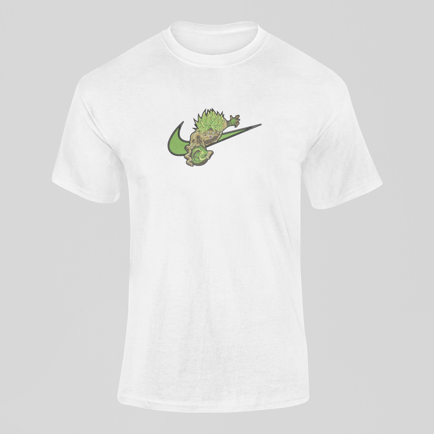 Broly Super Saiyan Nike Custom | Dragon Ball | T-shirt Brodé