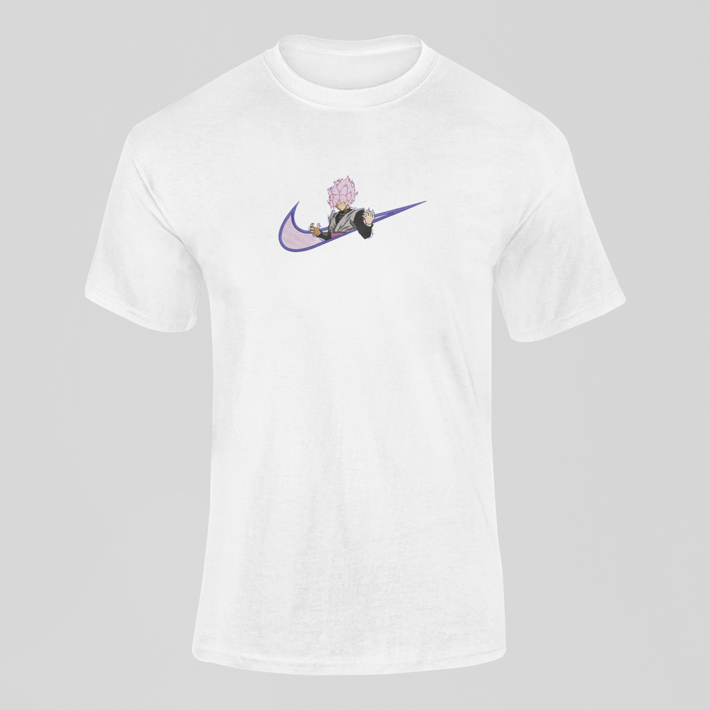 Goku Rosé Nike Custom 11 | Dragon Ball | T-shirt Brodé