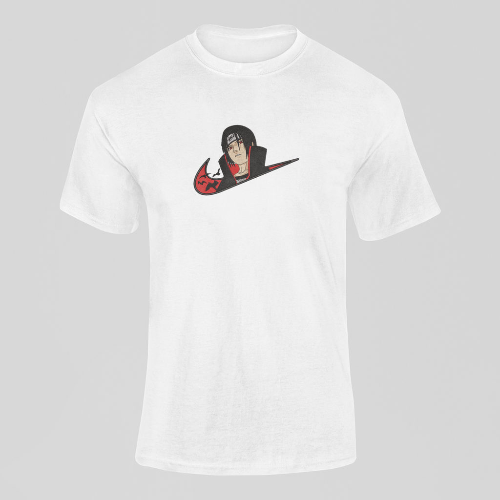 Itachi Nike Custom 11 | Naruto | T-shirt Brodé