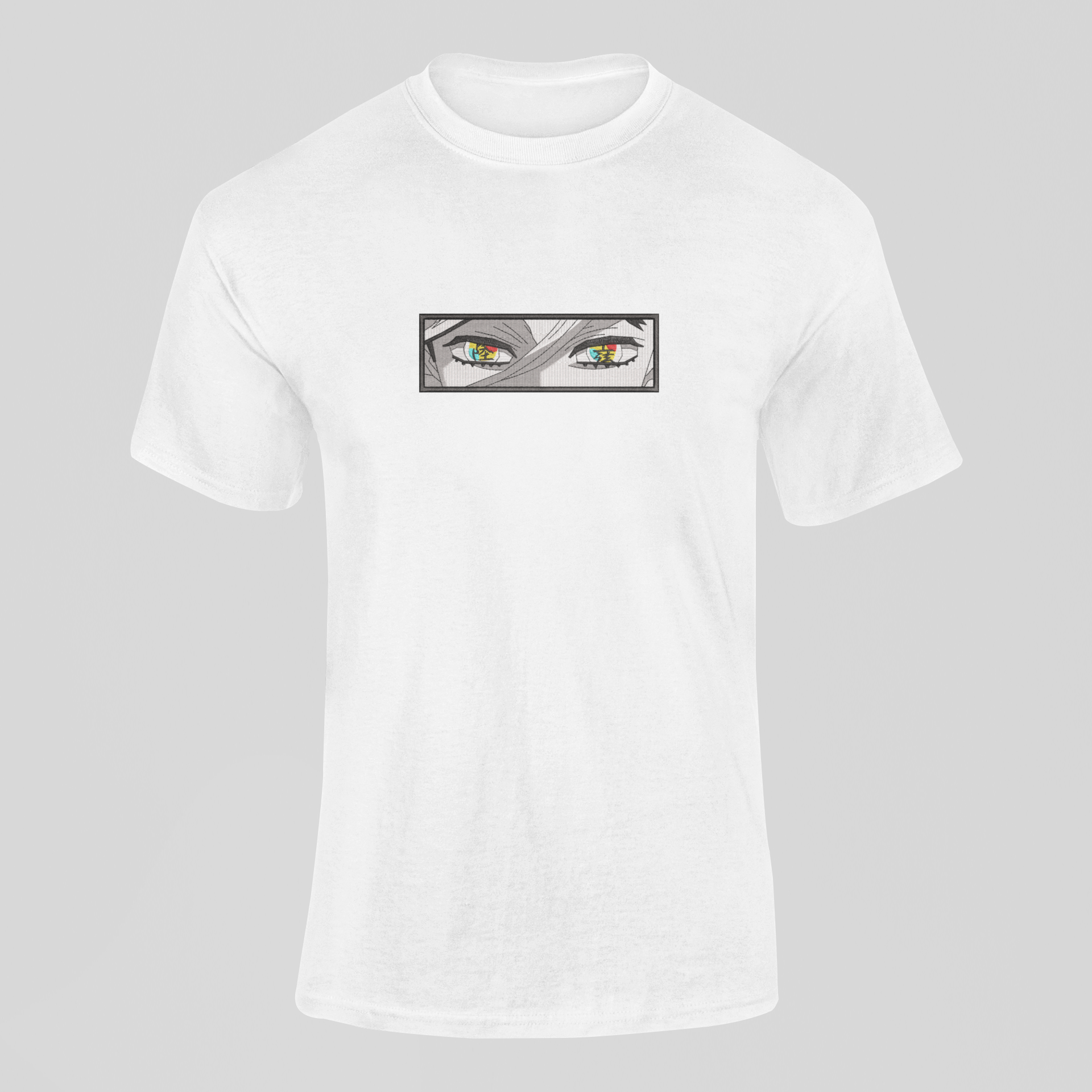 Doma Eyes Custom 3 | Demon Slayer | T-Shirt Brodé