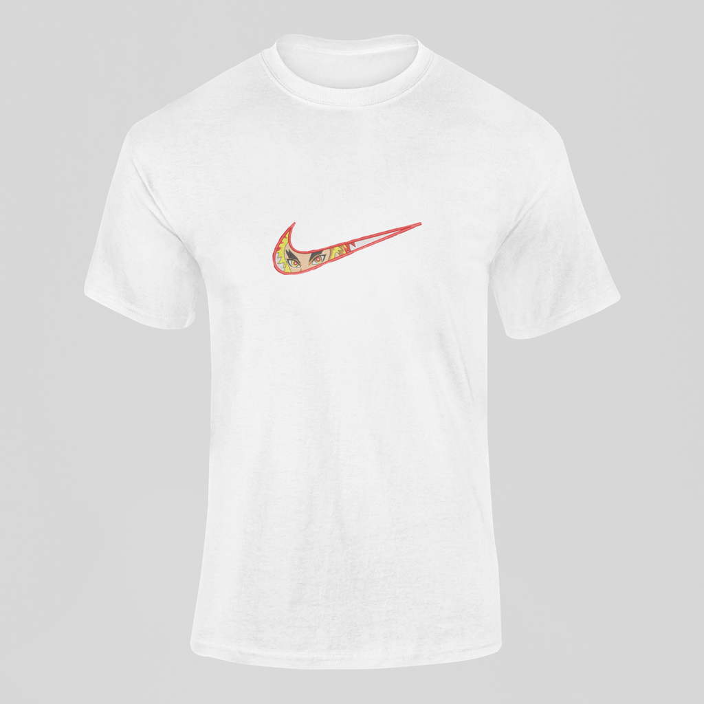 Rengoku Nike Custom 18 | Demon Slayer | T-Shirt Brodé