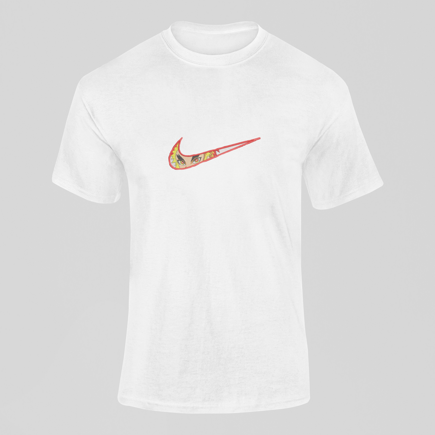 Rengoku Nike Custom | Demon Slayer | T-Shirt Brodé