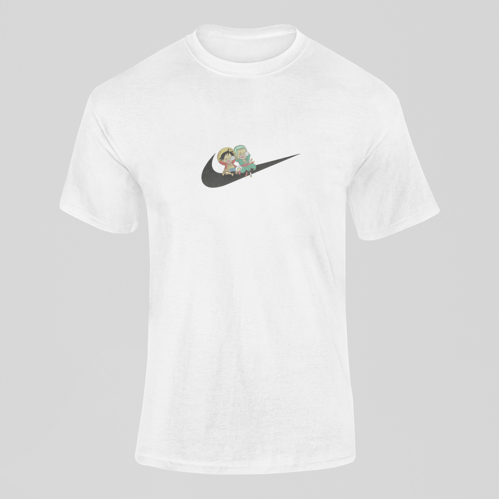 Luffy et Zoro Baby Nike Custom 29 | One Piece | T-Shirt Brodé