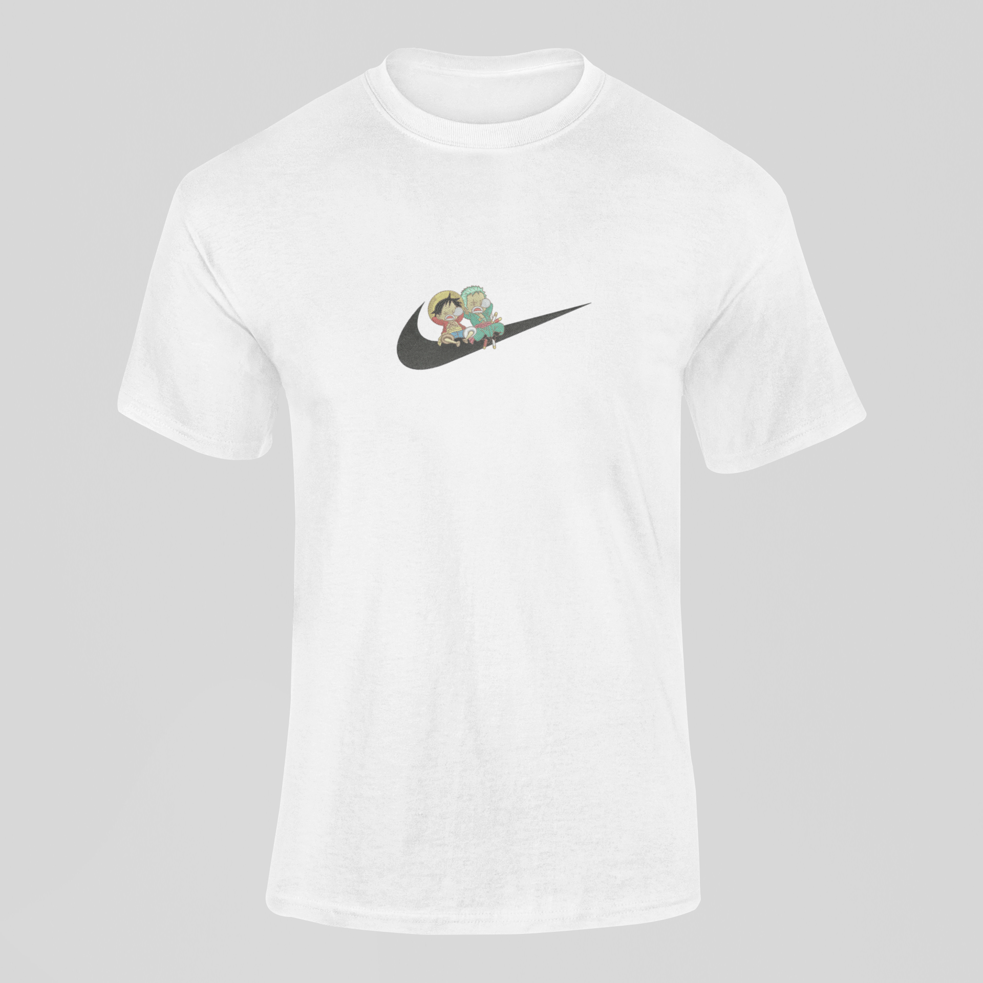 Luffy et Zoro Baby Nike Custom 29 | One Piece | T-Shirt Brodé