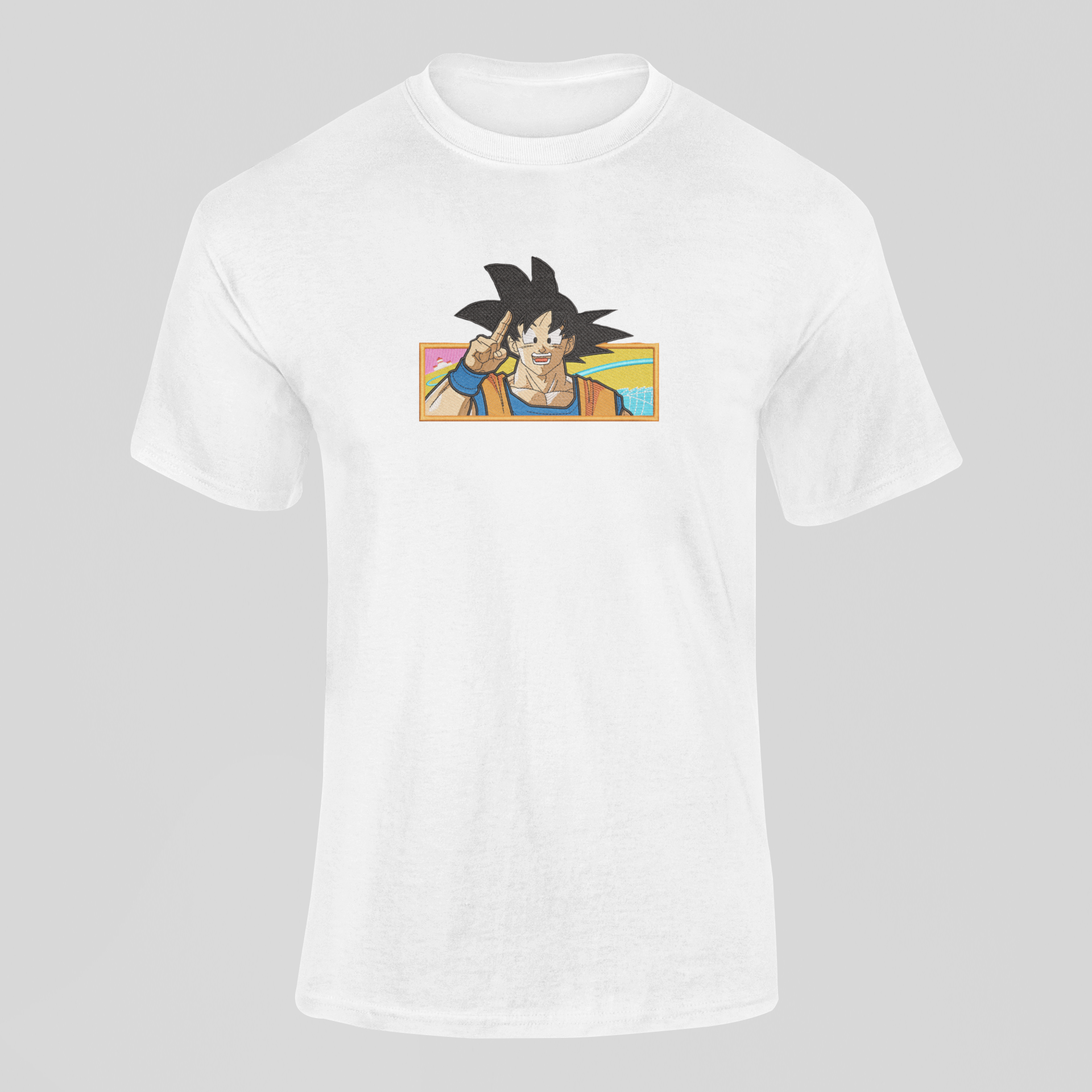 Son Goku Custom 16 | Dragon Ball | T-shirt Brodé