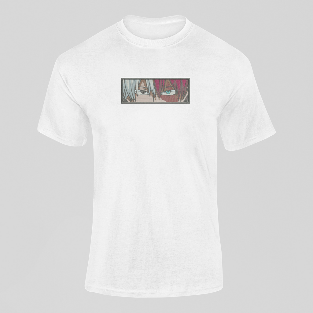 Shoto Todoroki Eyes Custom 3 | My Hero Academia | T-shirt Brodé