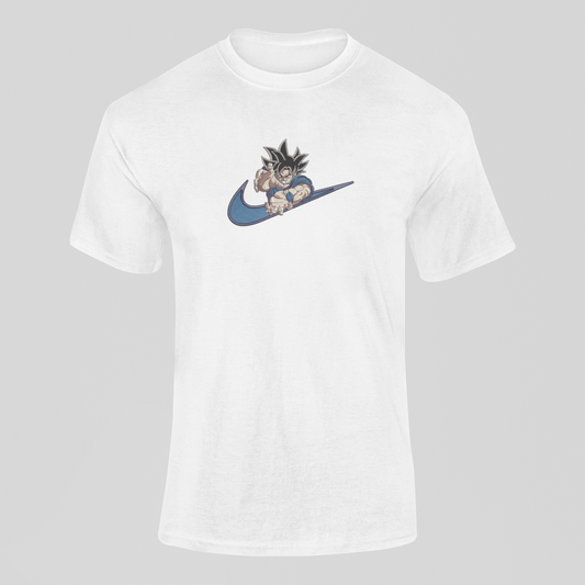 Son Goku ultra instinct Nike Custom | Dragon Ball | T-shirt Brodé