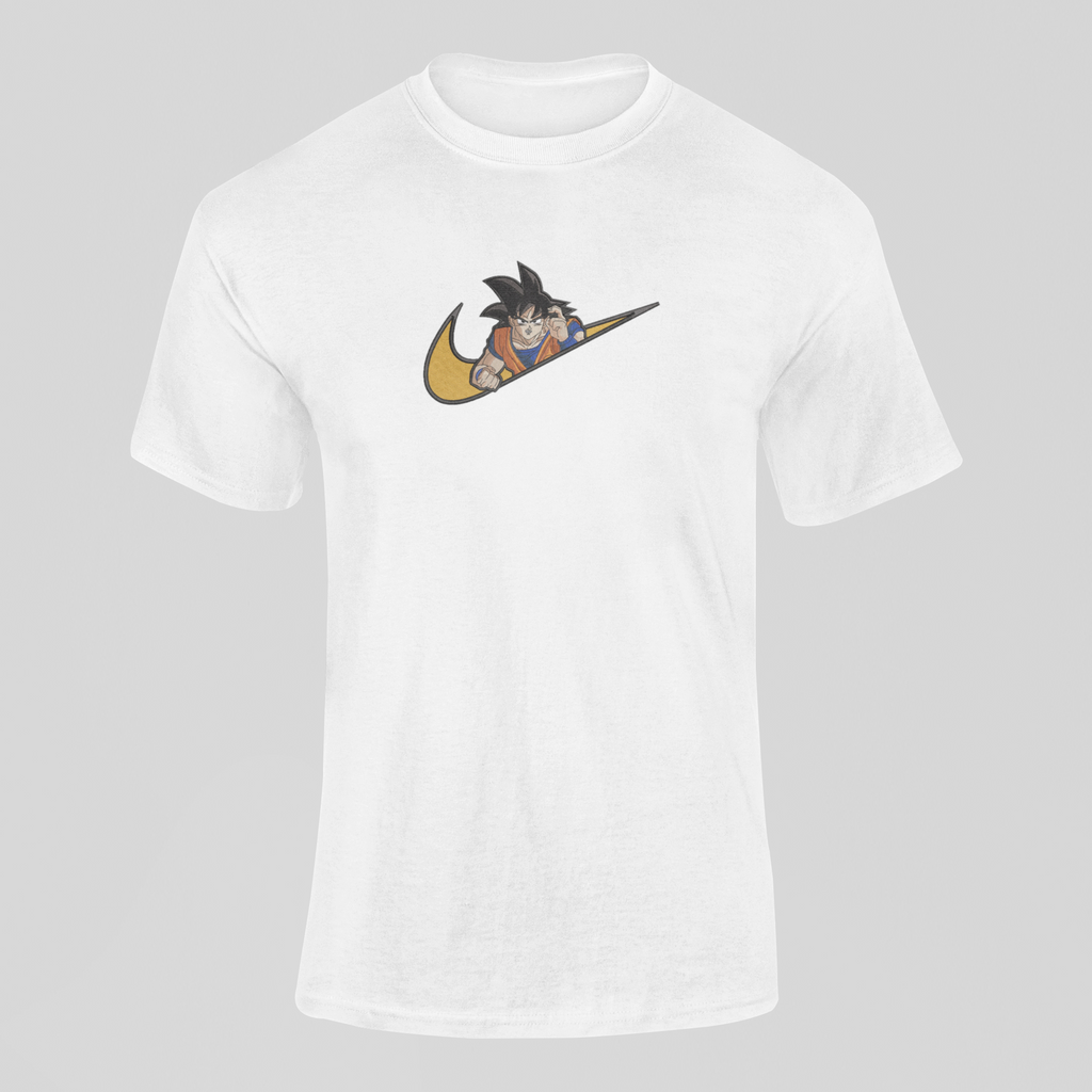 Son Goku Nike Custom 14 | Dragon Ball | T-shirt Brodé
