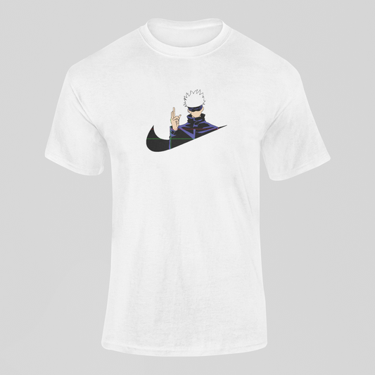 Satoru Gojo Custom | Jujutsu Kaisen | T-shirt Brodé