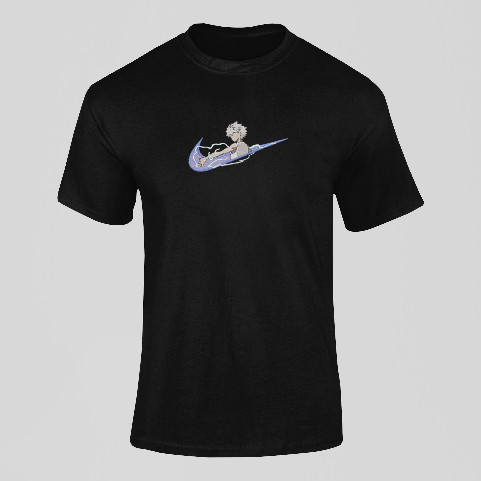 Killua Nike Custom 16 | Hunter X Hunter | T-shirt Brodé