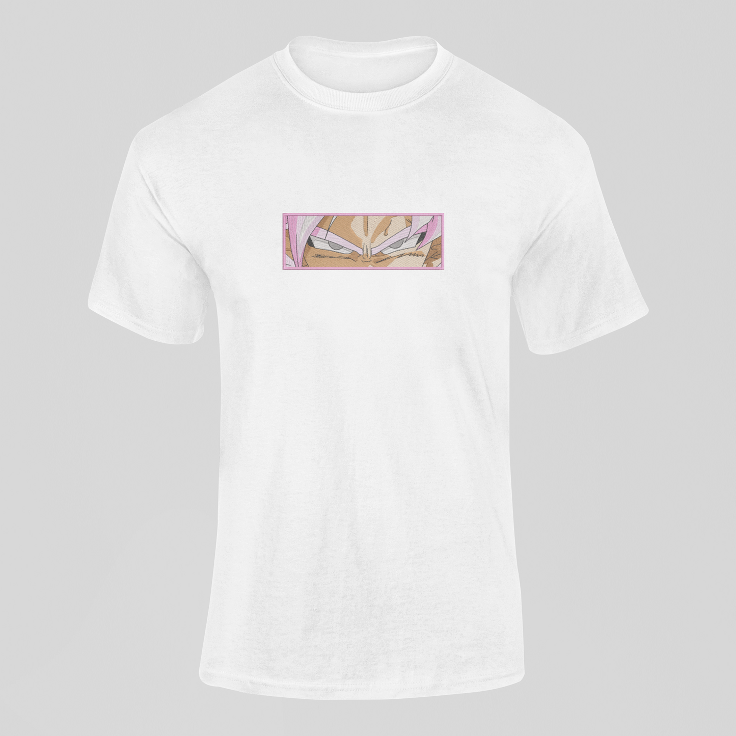 Goku Rose Custom | Dragon Ball | T-shirt Brodé