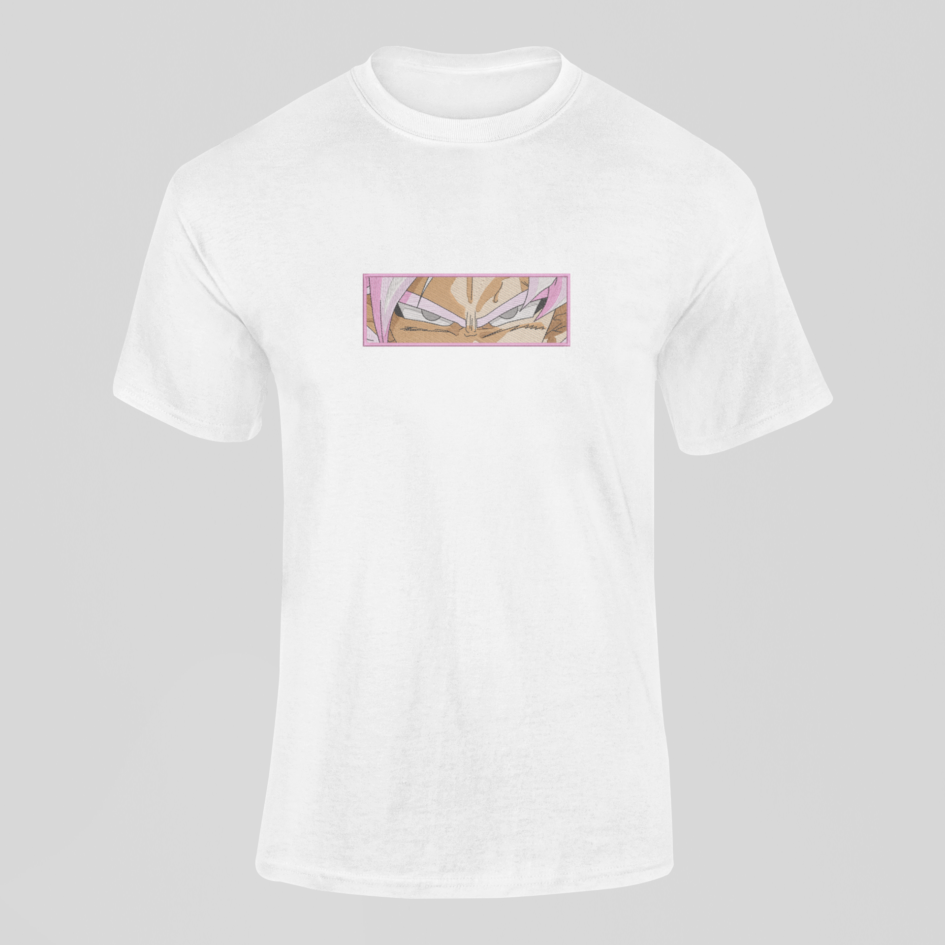 Goku Rose Custom 15 | Dragon Ball | T-shirt Brodé