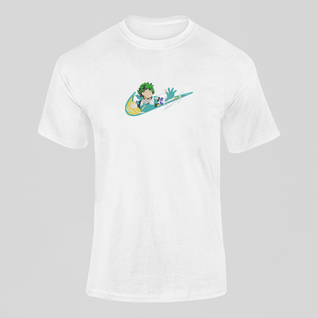 Izuku Nike Custom 6 | My Hero Academia | T-shirt Brodé