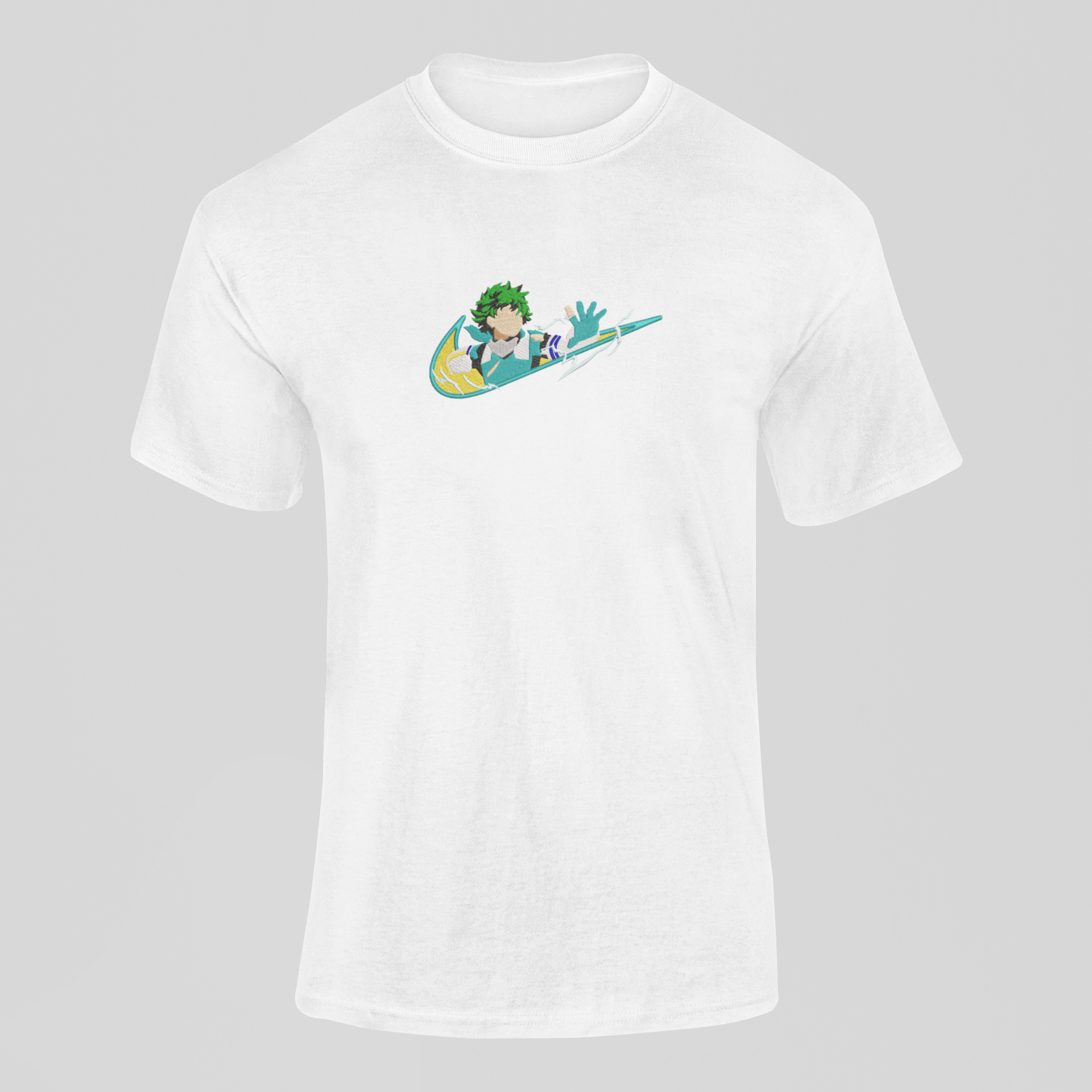 Izuku Nike Custom 6 | My Hero Academia | T-shirt Brodé