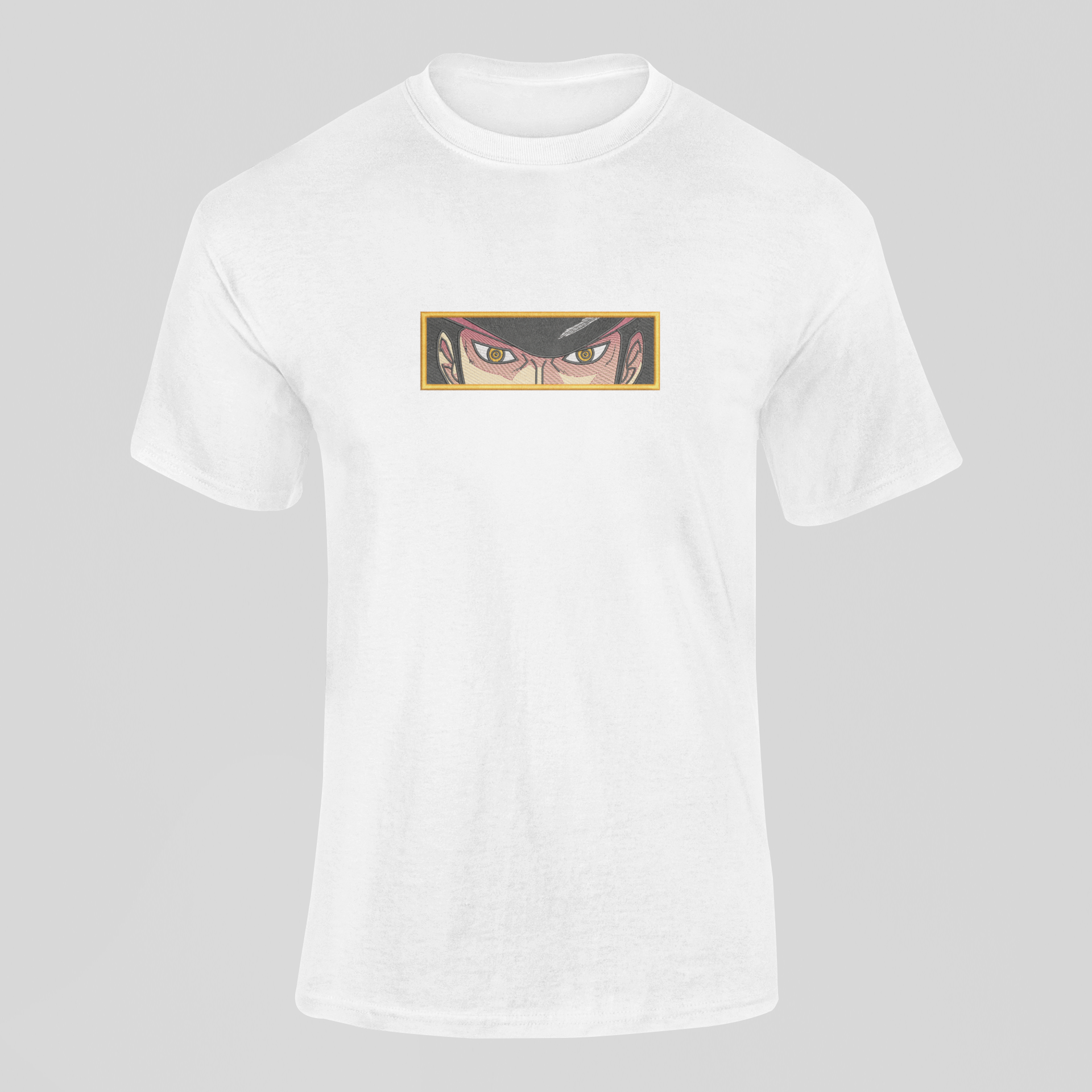 Mihawk Eyes Custom 53 | One Piece | T-Shirt Brodé