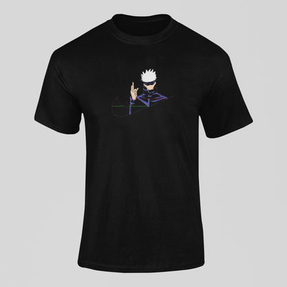 Satoru Gojo Custom | Jujutsu Kaisen | T-shirt Brodé