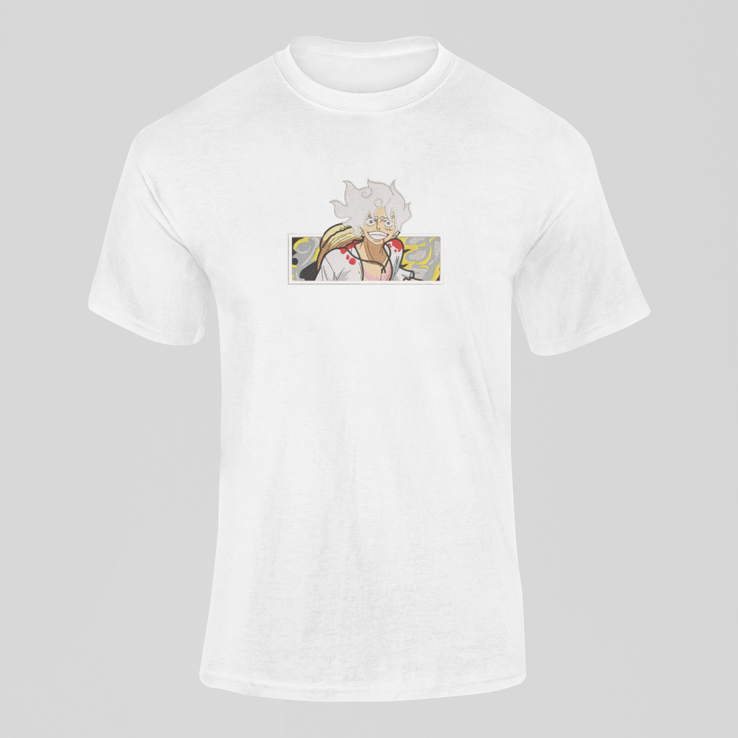 Luffy Gear 5 Custom | One Piece | T-Shirt Brodé