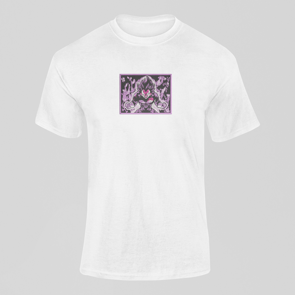 Vegeta Ultra Ego Custom 17 | Dragon Ball | T-shirt Brodé