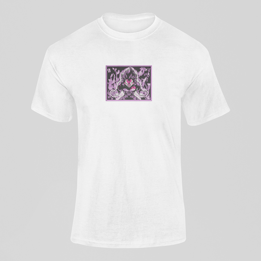 Vegeta Ultra Ego Custom | Dragon Ball | T-shirt Brodé