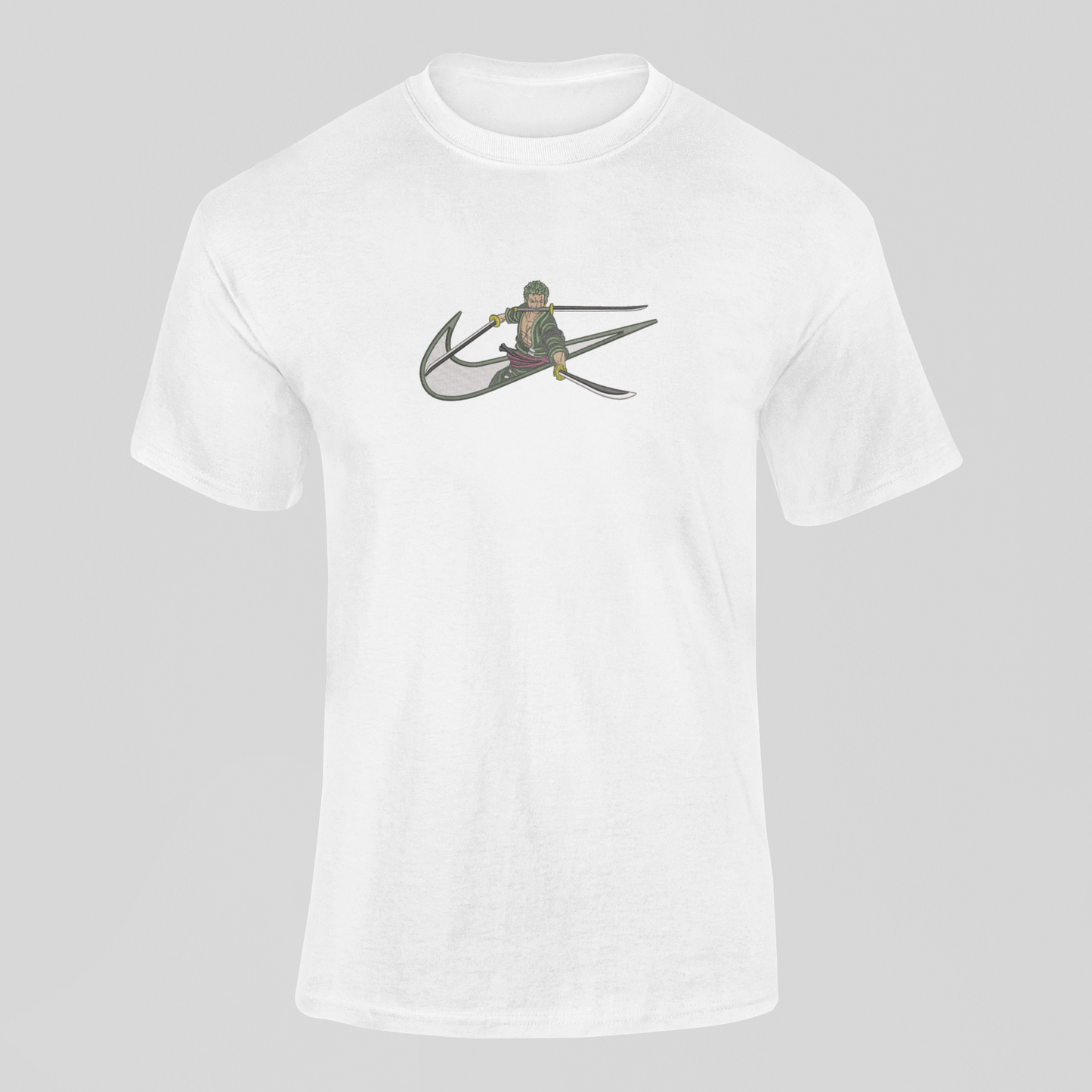 Zoro 3 sabres Nike Custom | One Piece | T-Shirt Brodé