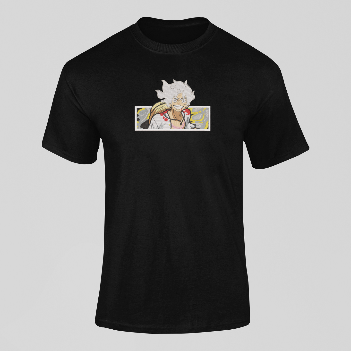 Luffy Gear 5 Custom | One Piece | T-Shirt Brodé