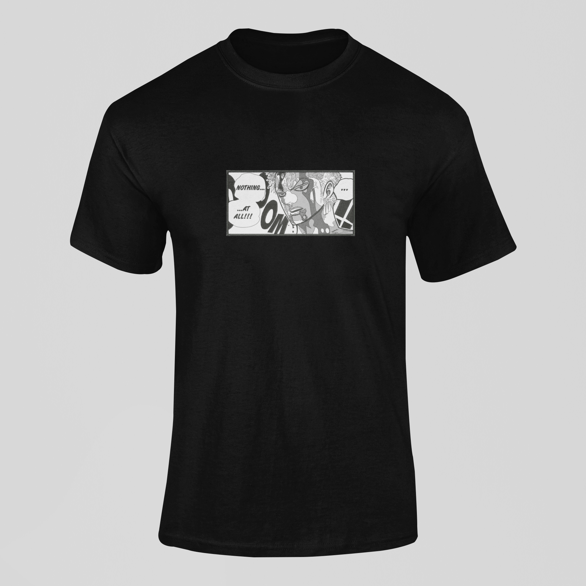 Zoro "Nothing at all" Custom 45 | One Piece | T-Shirt Brodé
